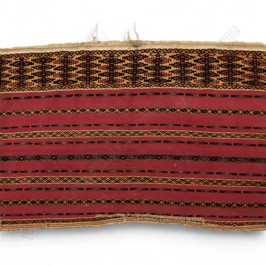 Turkman wool and silk Chuval,